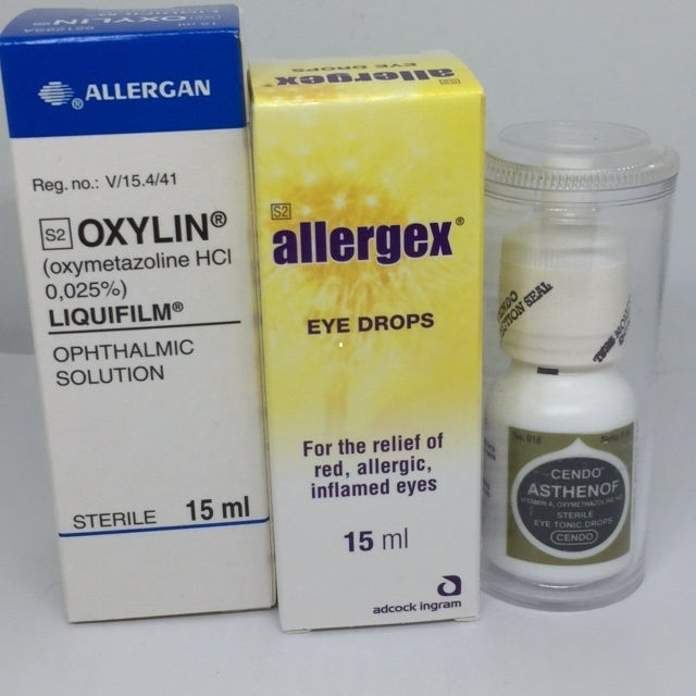 Oxymetazoline Ophthalmic ( Visine L.R., Allergex, Oxylin, Lubyox )