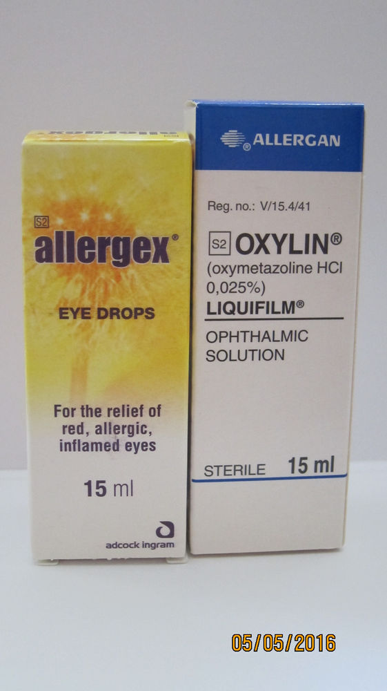 Oxymetazoline Ophthalmic ( Visine L.R., Allergex, Oxylin, Lubyox )