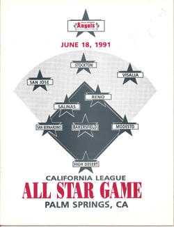 1991 Cal League All-Star Program