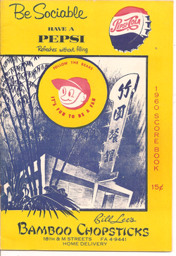 1960 Bakersfield Bears Scorebook