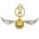 Thumbnail: Harry Potter - * Golden Snitch * Quidditch Pewter Key Chain Keyring Hogwarts