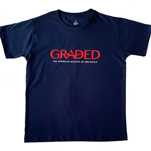 Navy Blue Cotton T-shirt