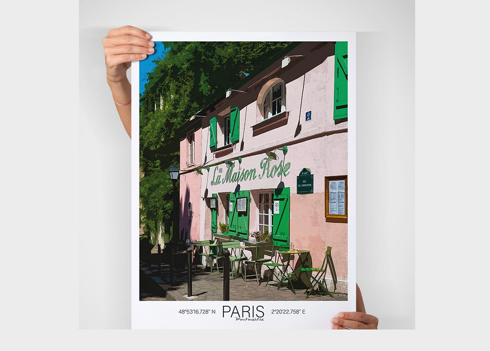 Paris - La jolie maisonnette de Montmartre