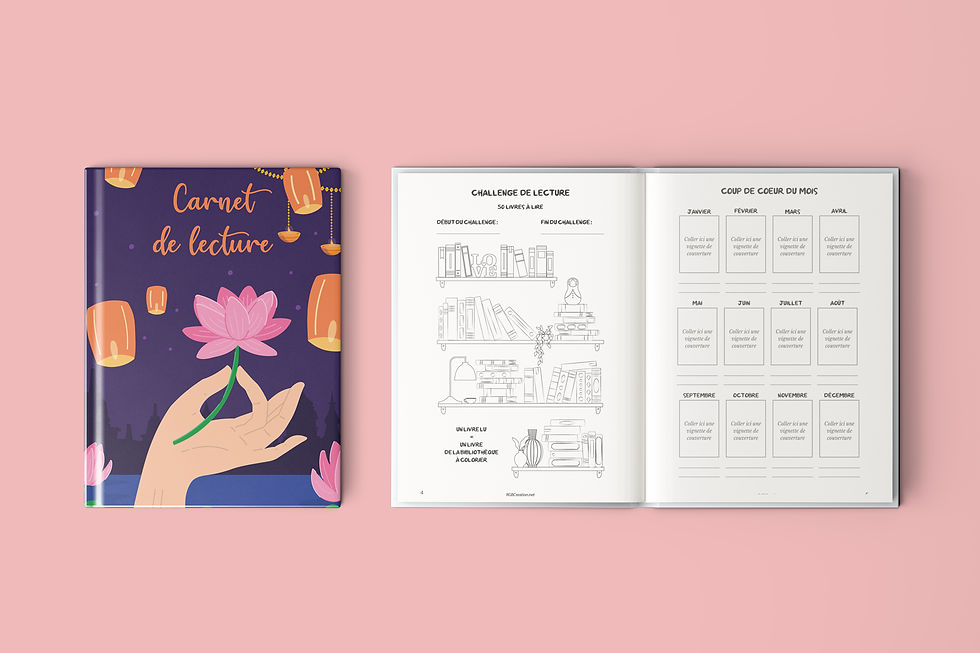 Miniature : Carnet de lecture - idée cadeau pour lectrice