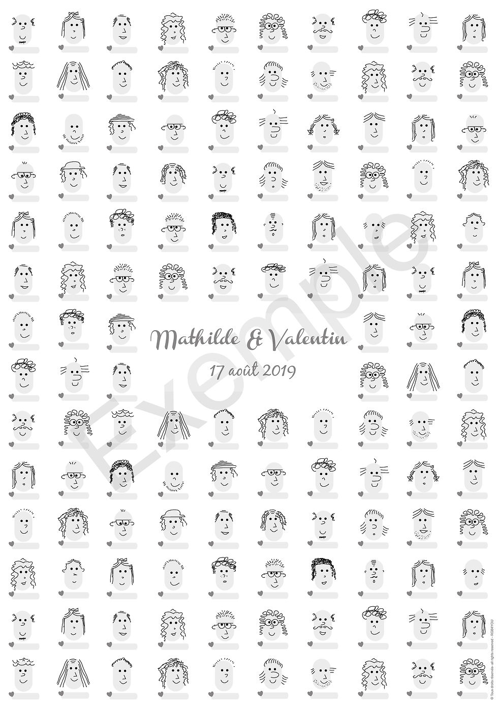 Privé - Fichier numérique - 120 empreintes