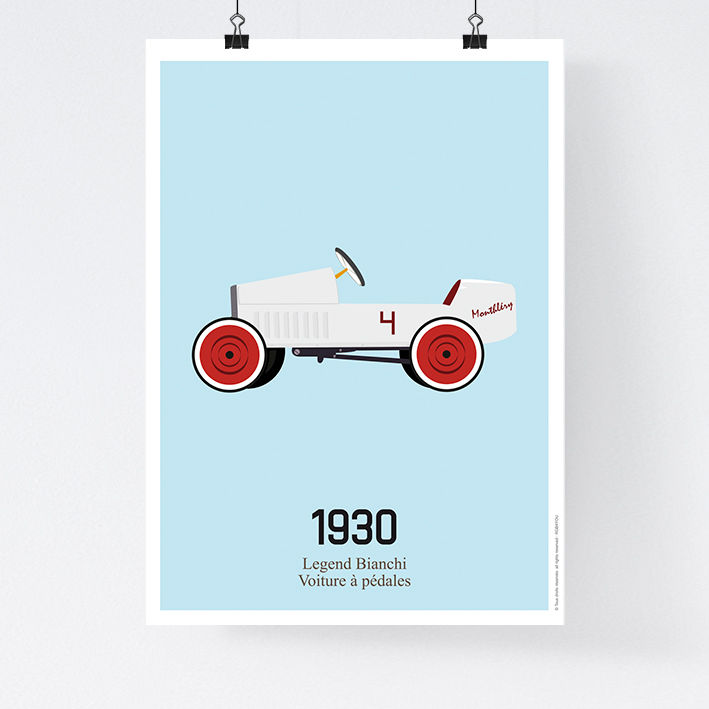 Affiche - Legend Bianchi - Format A4