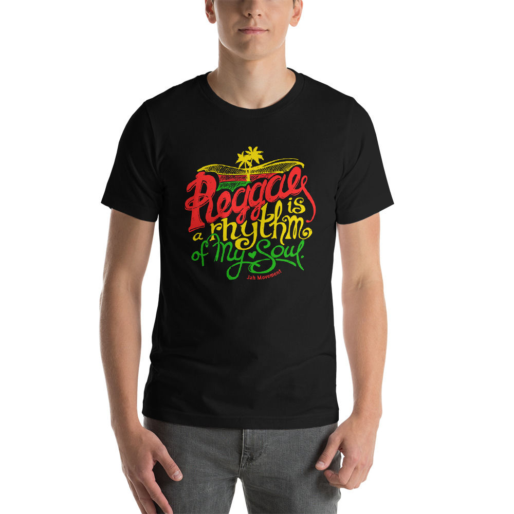 Reggae is the Rhythm of my Soul Short-Sleeve Men's T-Shirt