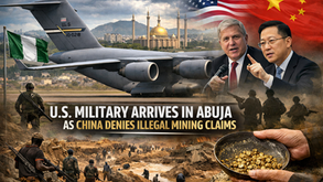 U.S. Air Force C-17 Movement Spotted Near Abuja as China Rejects “Illegal Mining” Allegations