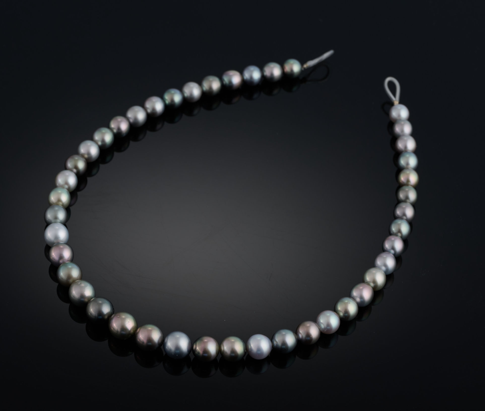 8-10.5mm 'A' Pastel Tahitian Pearl Necklace (18 in)
