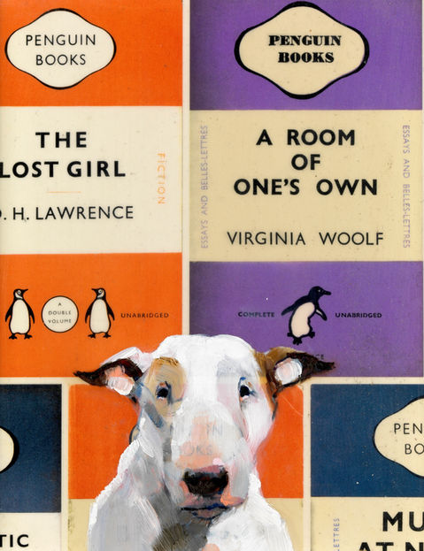 Bull terrier penguin