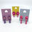 Thumbnail: 3 Pairs of Pink/Lilac Embellished No Slip Crocodile Clips
