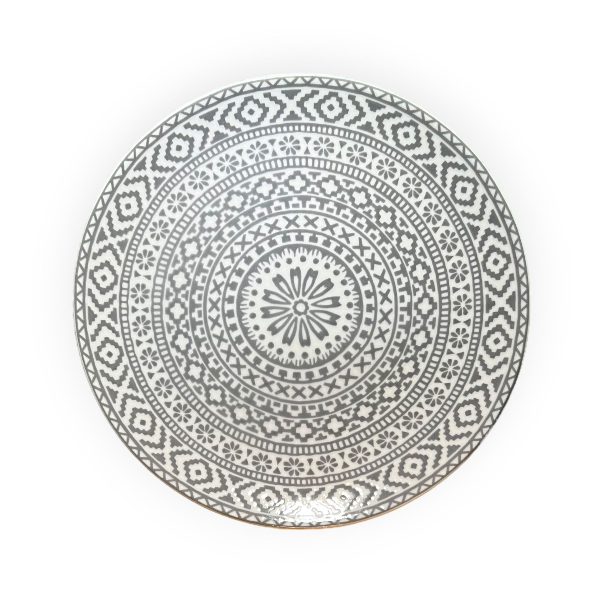 Casablanca Coupe Plate 8", Grey