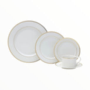 Gold Bands Dinnerware