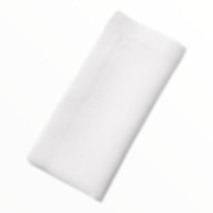 Hemstitch border napkin - White