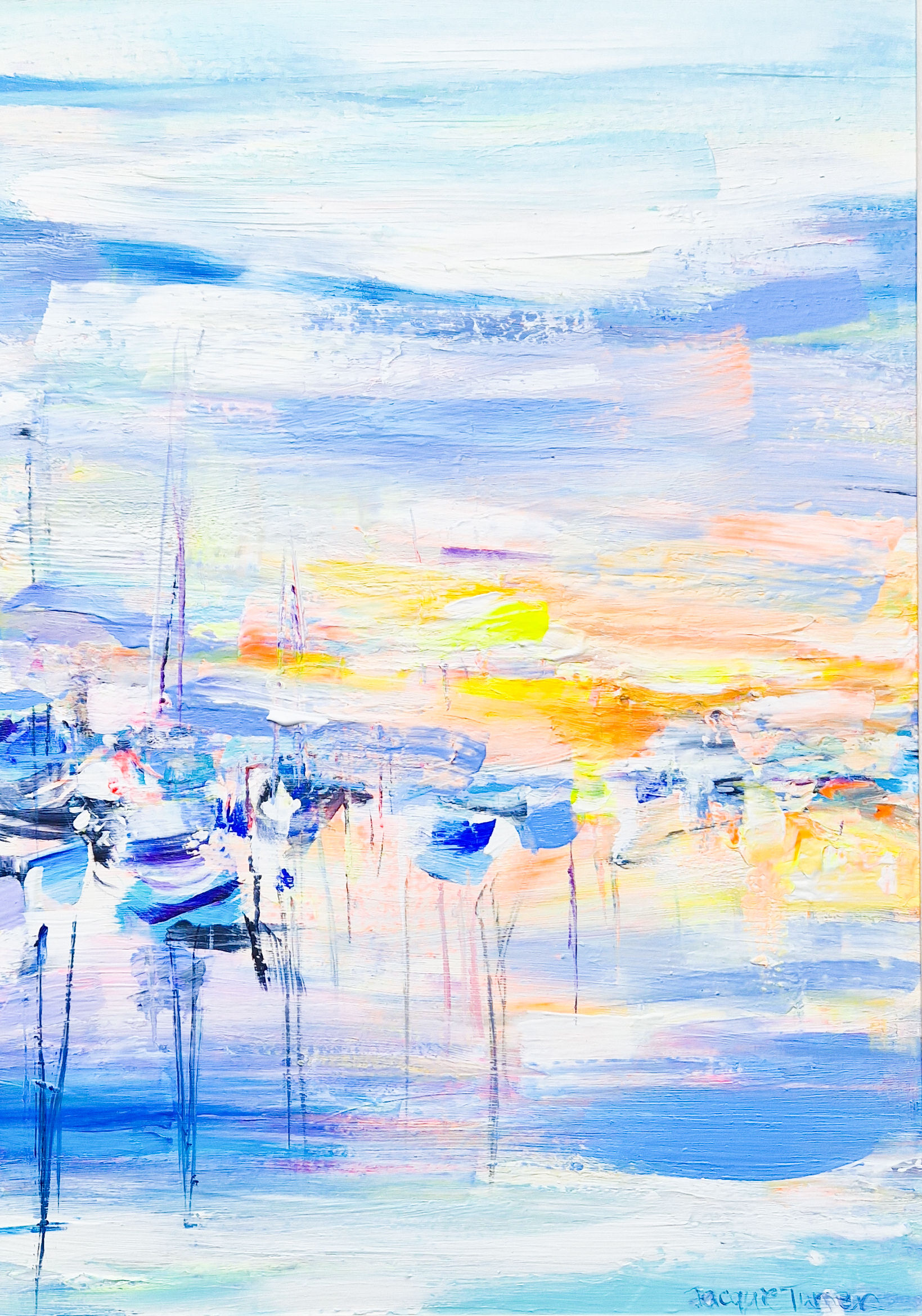 Marina Moorings at Sunrise