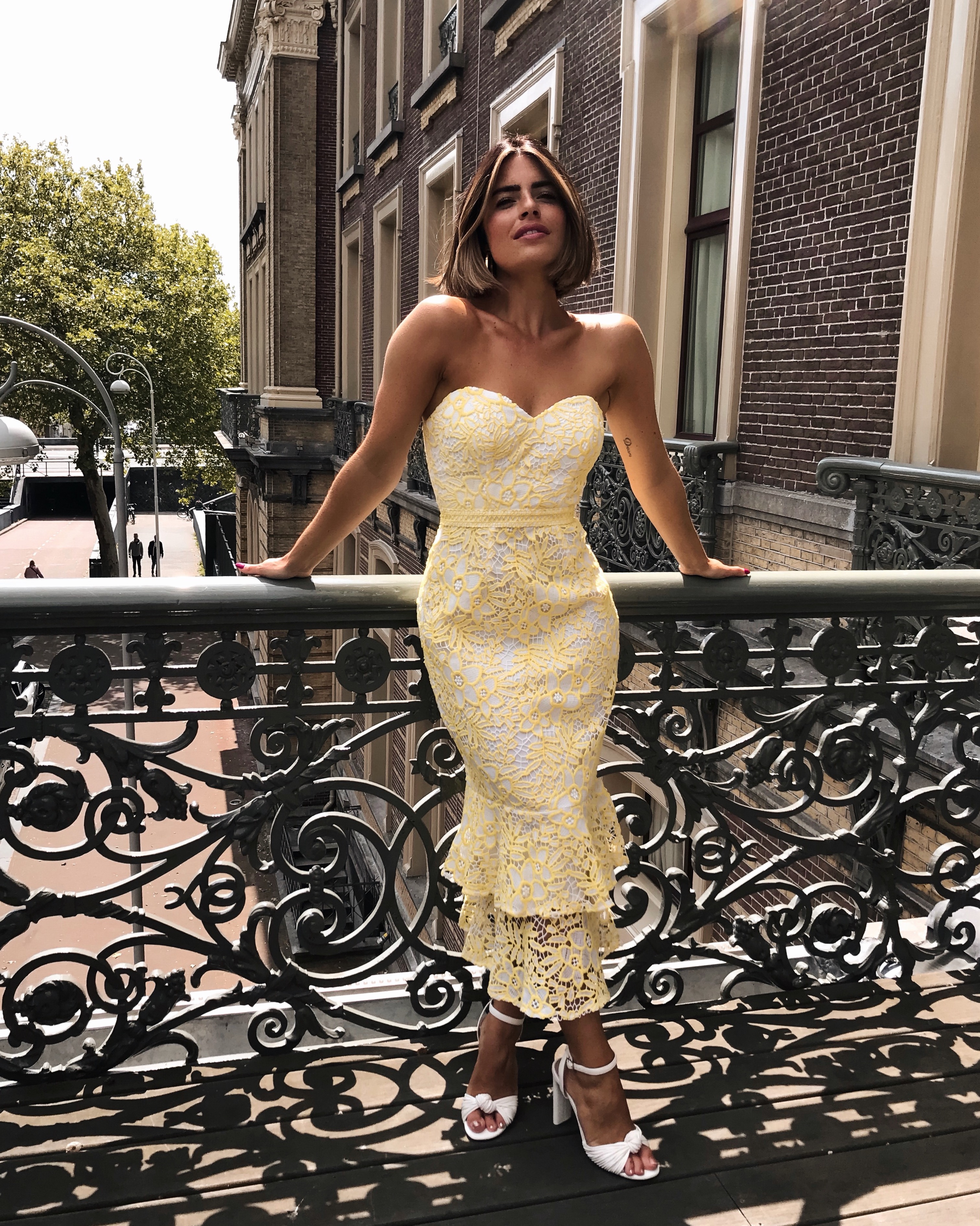 next lipsy yellow dress