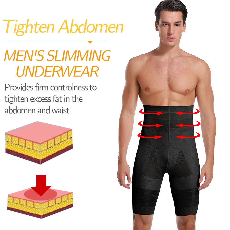 Miniatura: Cueca Boxer Modeladora Masculina com Controle Abdominal e Cinta Abdominal de Alt