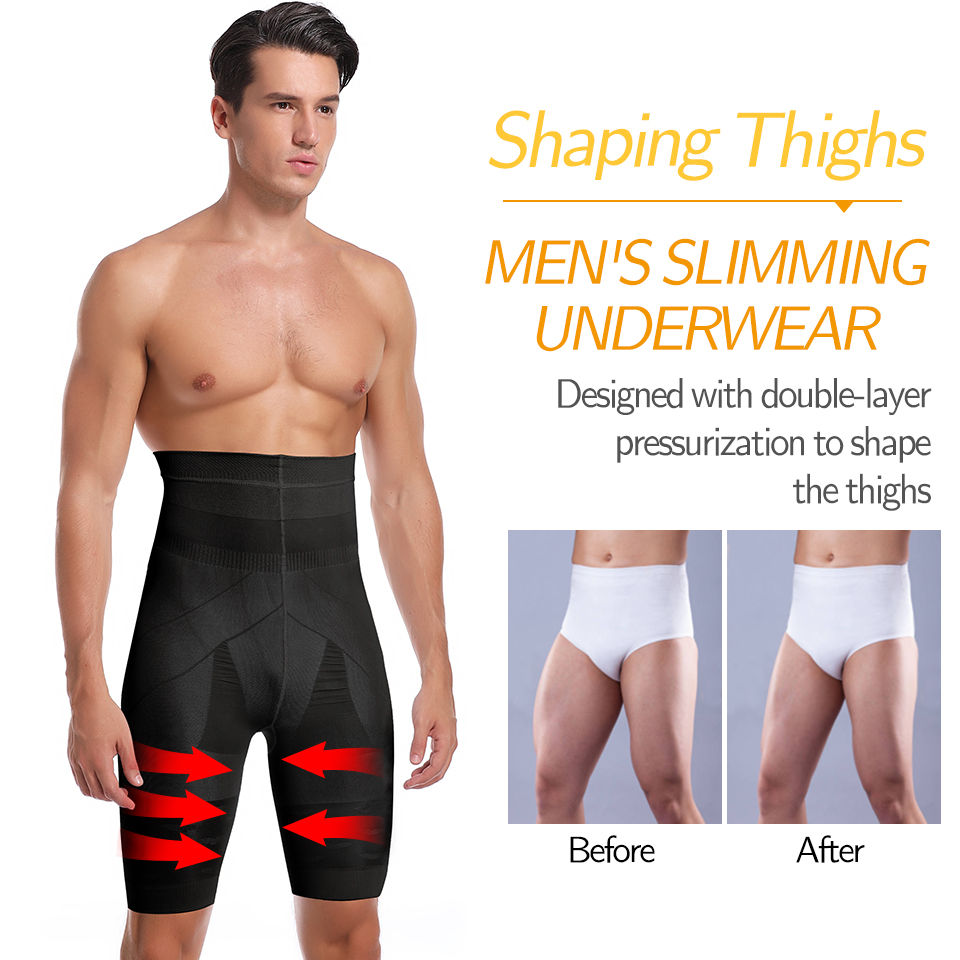 Miniatura: Cueca Boxer Modeladora Masculina com Controle Abdominal e Cinta Abdominal de Alt