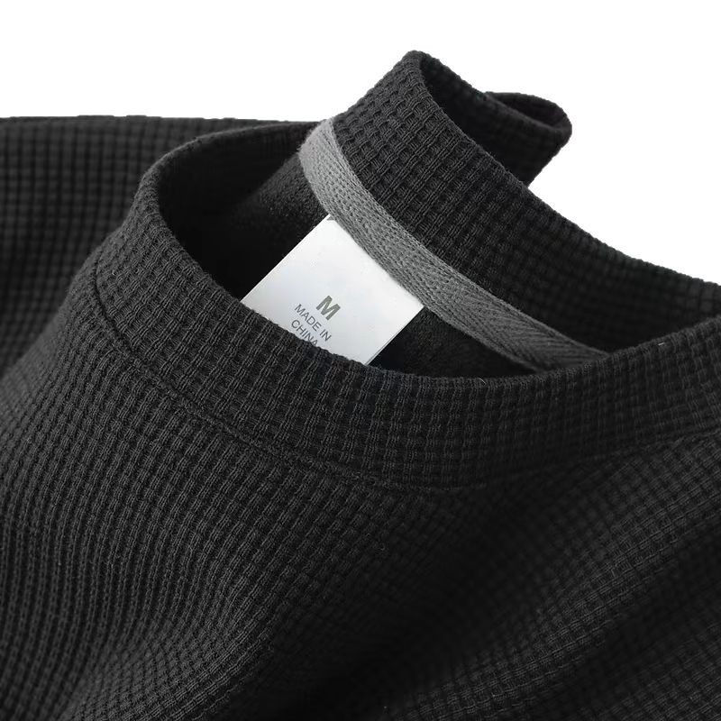 Miniatura: Loose Fit Ice Silk Thin Short Sleeve round Neck Vintage T-Shirt Men's Summer New