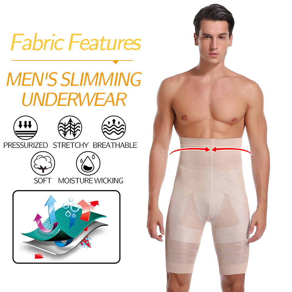 Miniatura: Cueca Boxer Modeladora Masculina com Controle Abdominal e Cinta Abdominal de Alt