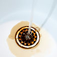 sink drain water with brown color