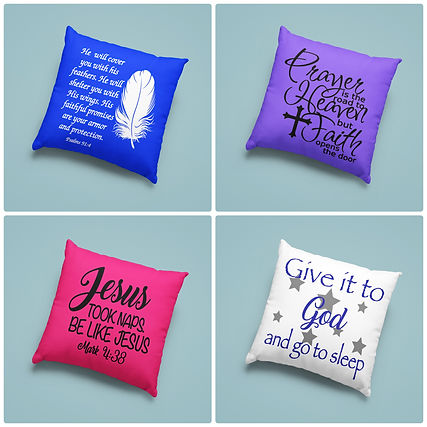 Custom Scripture Throw Pillows