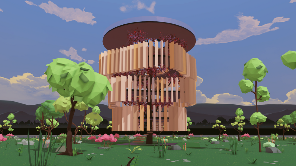 Zen Tower exterior
