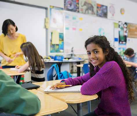 Girl in Classroom