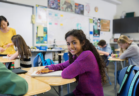 Girl in Classroom