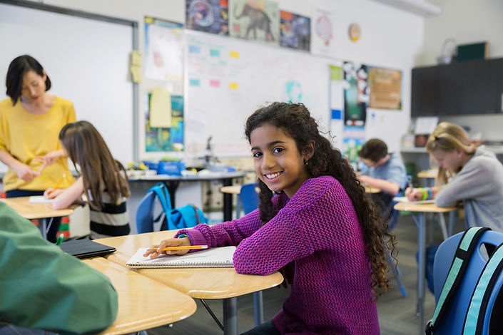 Girl in Classroom