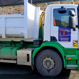 publicité personnalisée sur poids lourd