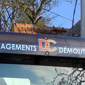 stickers pour véhicule d'entreprise