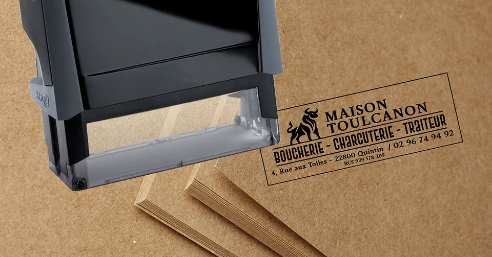 tampon encreur pour boucherie charcuterie traiteur