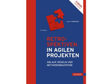 Buchcover Hanser-Fachbuch "Retrospektiven in agilen Projekten"