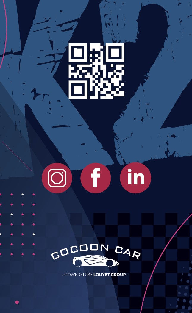 Het deel met het Cocoon Car-logo van onze Bibberspiraal Spa-Francorchamps