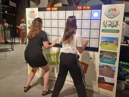 Le mur digital et la borne photos de K2Evasion ont eu un succès fou chez Acsol lors de la soirée du personnel