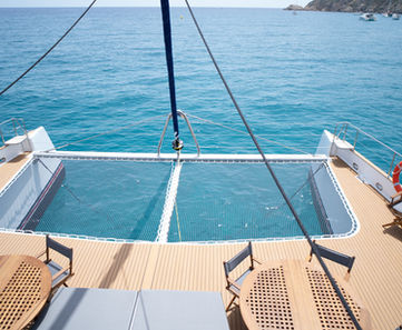 Catamaran Baïla filets avant