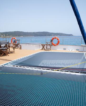 Catamaran Baïla filets avant