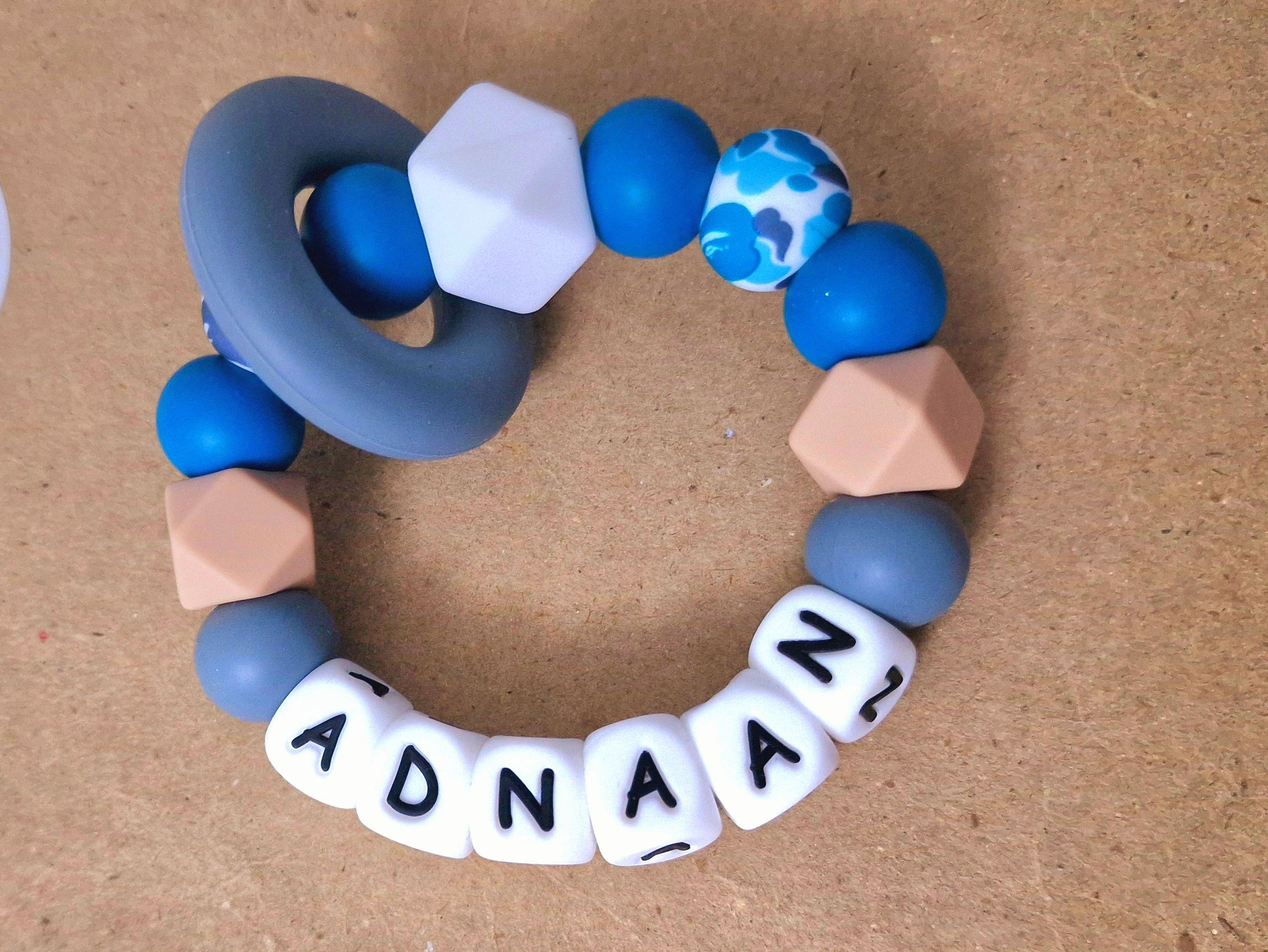Personalised Teething Toy - Silicone Ring