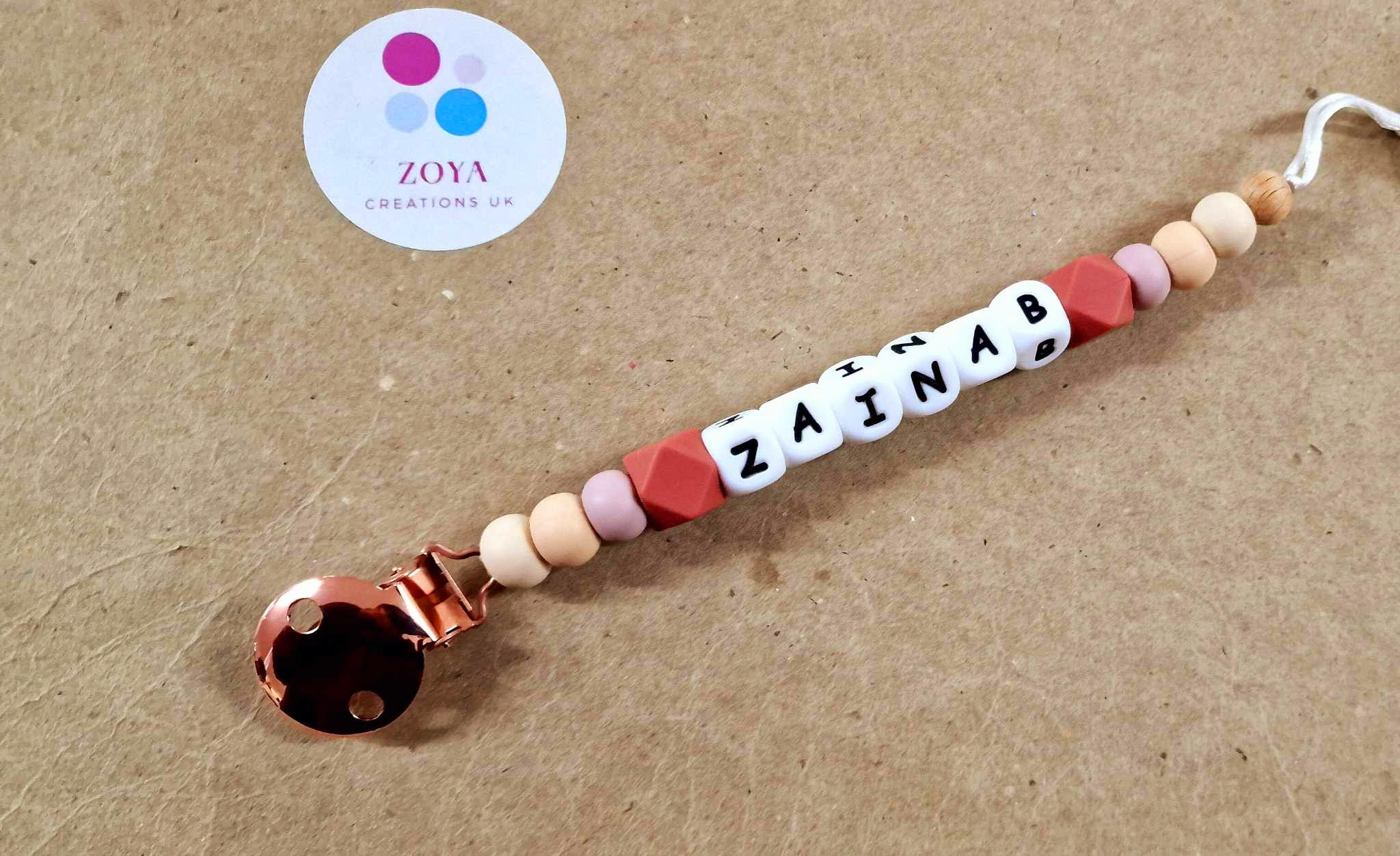 Personalised Dummy Clip