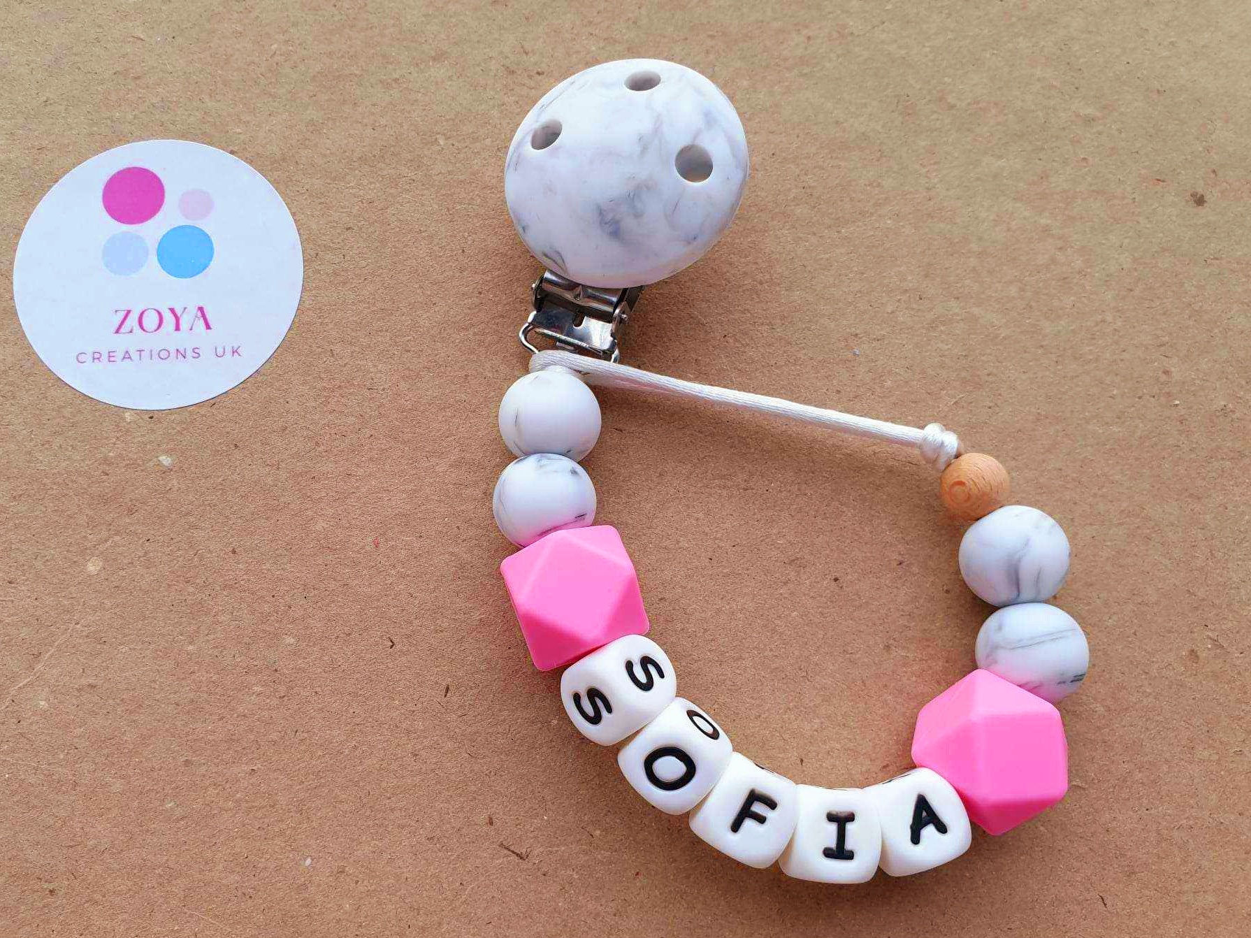 Personalised Dummy Clip