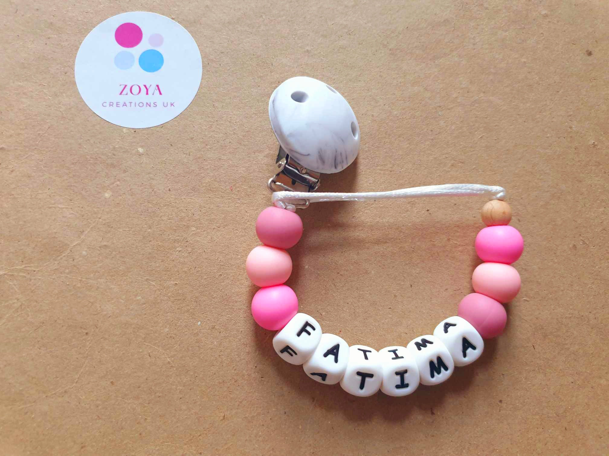 Personalised Dummy Clip