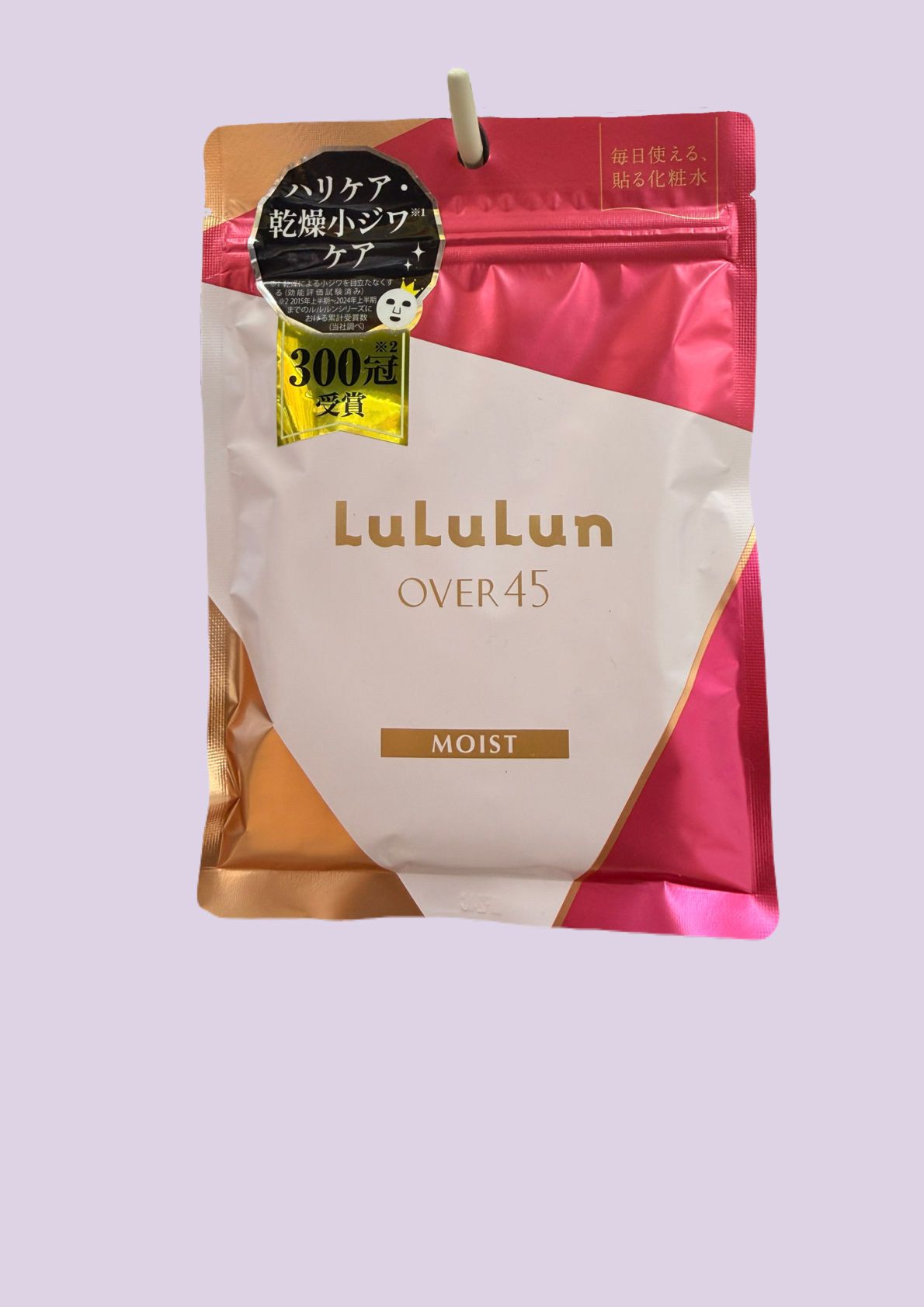 日本製 Lululun Over 45 Moist Mask (CameIlia Pink) - Firming & Moist Care 針對成熟鬆弛乾燥肌膚