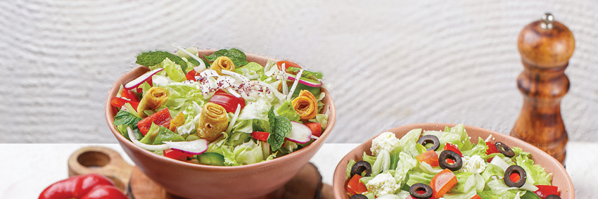 Arranged Food and Objects