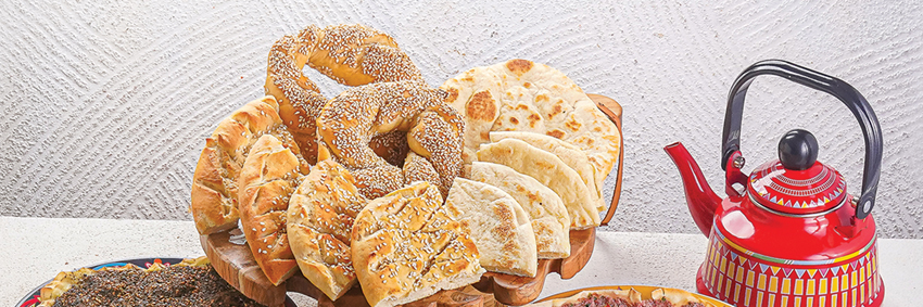 Arranged Food and Objects