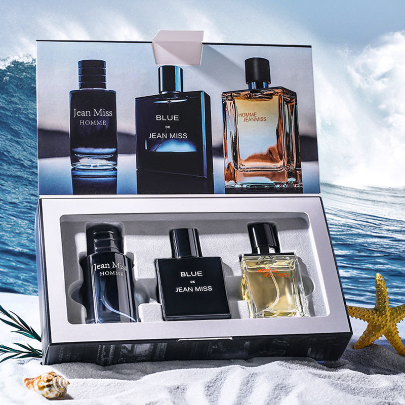 Thumbnail: High Quality 90ml Men Perfume Hombre Gift Box 3pcs Set Colognes Scent Fascinatio