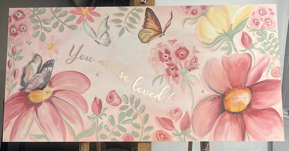 butterflies and flowers