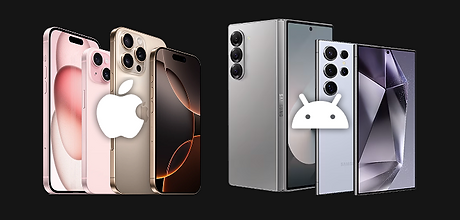 iPhone, Samsung Galaxy