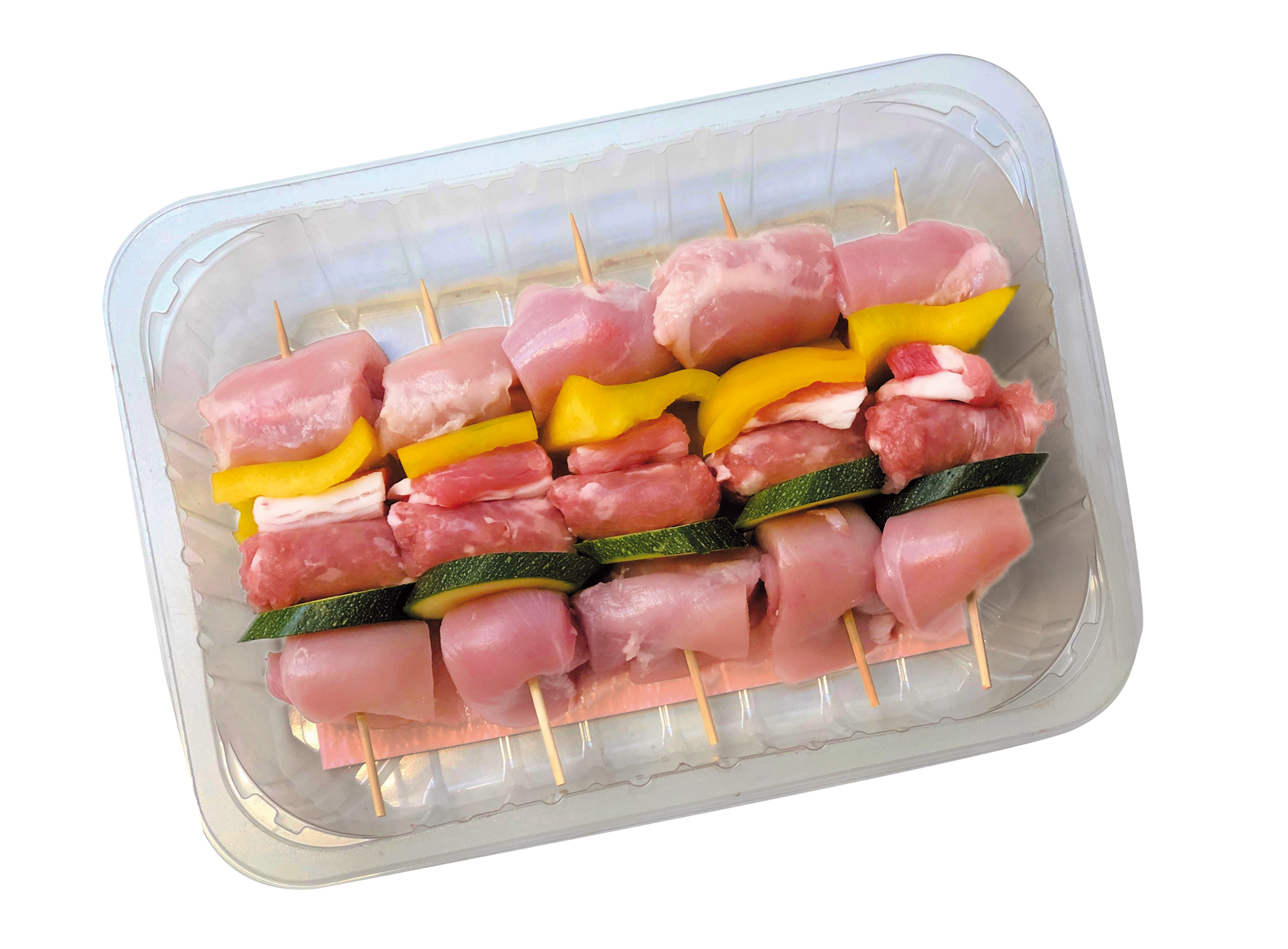 Mini spiedini con salsiccia