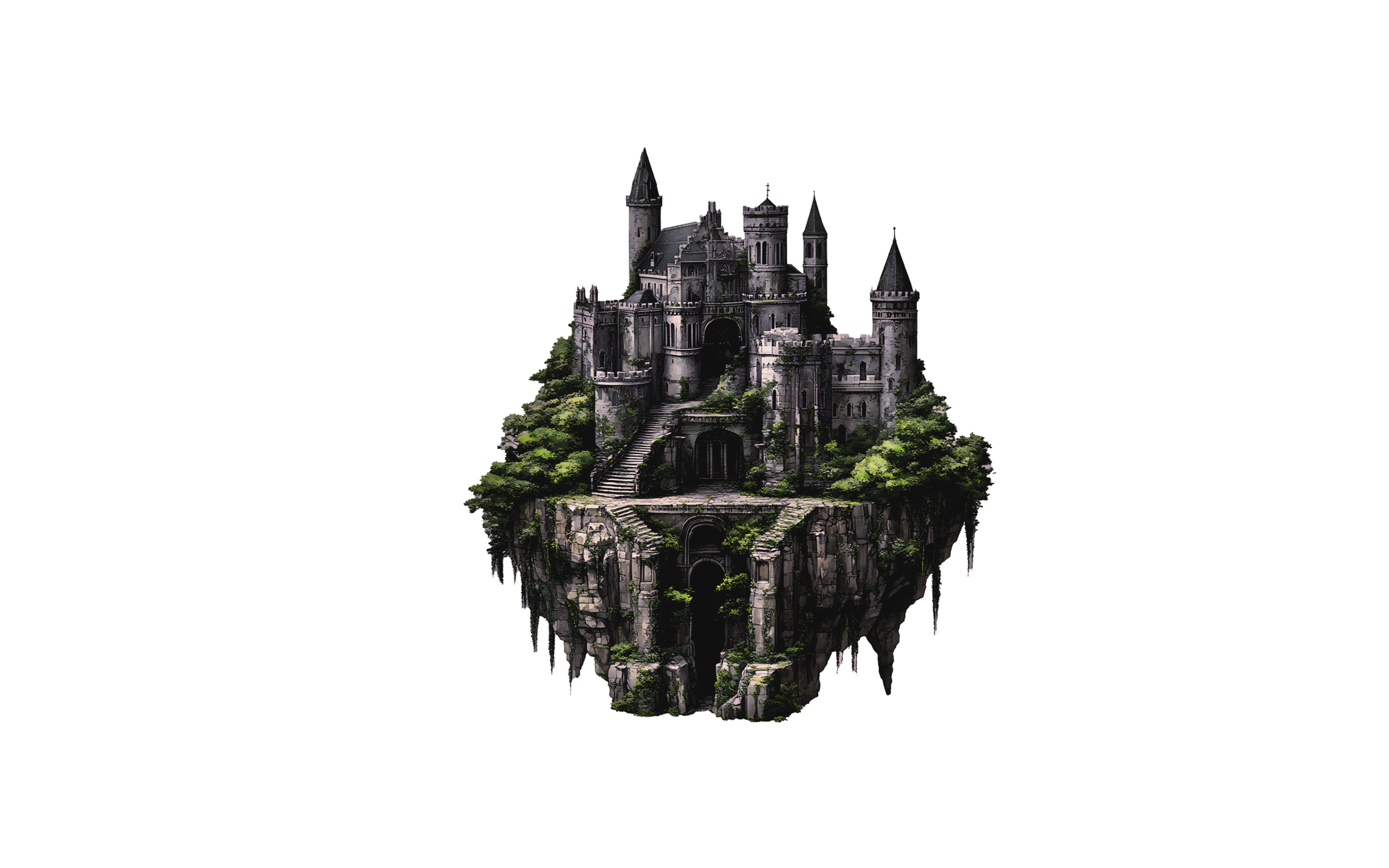 Floating Castle Graphic